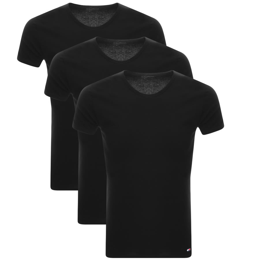 Alternative Image for ProductTommy Hilfiger Loungewear 3 Pack T Shirts Black1